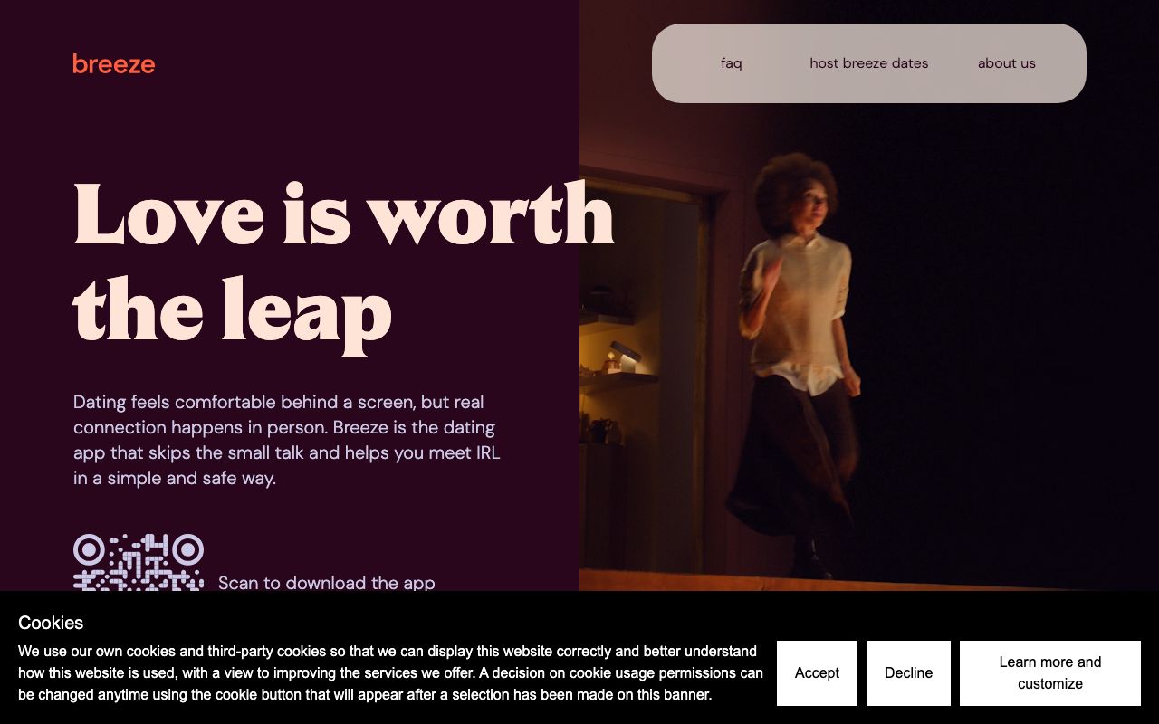 Breeze homepage